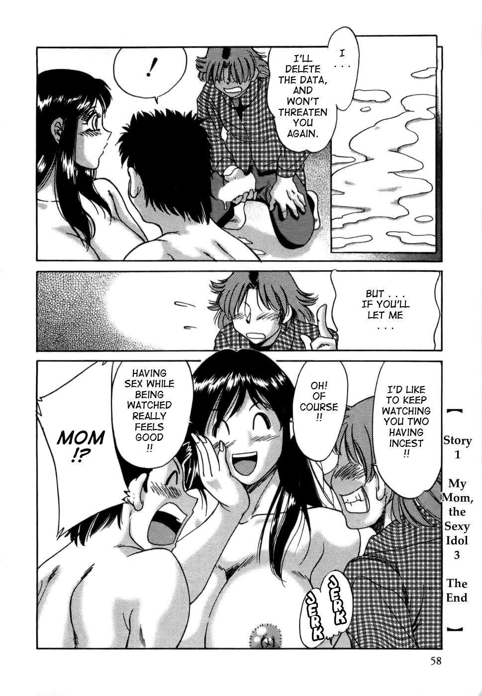 Hentai Manga Comic-My Mom, The Sexy Idol-Read-58